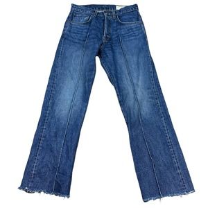 IMOGENE + WILLIE Wyatt Montrose Rigid Denim Jeans Button Fly Women's 25 Boho
